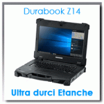 PC portable Ultra durci MiL-STD étanche iP65 DURABOOK Z14i en France