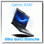 PC ultra durci étanche Getac B360 clavier azerty