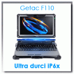 PC portable 2en1 Getac F110 clavier détachable azerty