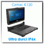 PC portable 2en1 Getac K120 clavier détachable azerty