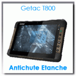 Tablette tactile Getac T800 windows 10 pro
