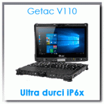 PC convertible 2en1 Getac V110 clavier azerty